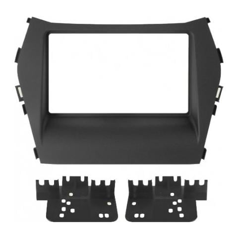 Adattatore autoradio 03666 Mascherina 2Din nero Hyundai Santa Fe - Foto 1