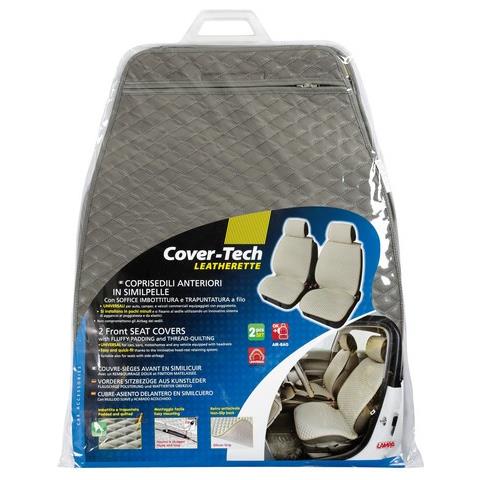 Cp. coprisedili Ant. cover-tech S / pelle Grigio Scuro - Foto 7