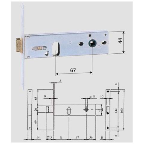 7048010 Serratura X Serr. allum - Foto 1