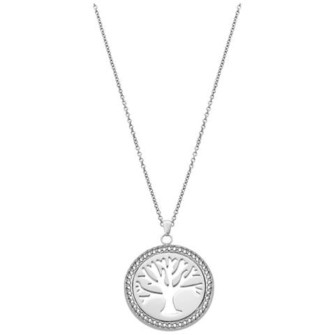 Collana Donna Lotus Style In Acciaio Pendente Albero Della Vita Ls1869-1/1 - Foto 2