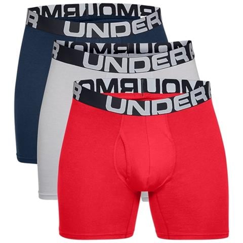 Charged Cotton 6in 3 Pack, Uomo, Rosso, Boxer, Numero: S Eu - Foto 1