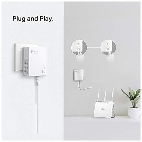 Tl-pa7017 Kit 1-port Gigabit Powerline Starter Kit Velocit Di Trasferimento Dati Fino A 1000 Mbps Ideale Per Hd 3d 4k Streaming Video E Di Gioco Online (per Wired Only) Non Richiede Alcuna Configurazione - Foto 2