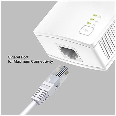 Tl-pa7017 Kit 1-port Gigabit Powerline Starter Kit Velocit Di Trasferimento Dati Fino A 1000 Mbps Ideale Per Hd 3d 4k Streaming Video E Di Gioco Online (per Wired Only) Non Richiede Alcuna Configurazione - Foto 4