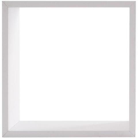 Set Da 3 Mensole Decorative In Mdf A Cubo Bianco - Foto 6