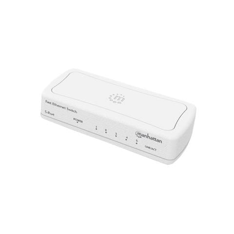 Switch Hub Office 5 Porte Fast Ethernet 10/100 Mbps  - Foto 1