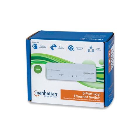 Switch Hub Office 5 Porte Fast Ethernet 10/100 Mbps  - Foto 6