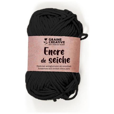 Filato Di Cotone Speciale Per Uncinetto E Amigurumi 55 M - Nero - Foto 1