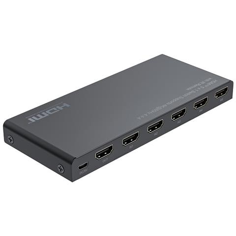 Switch 5x1 Hdmi 2.0 18g 4k@ 60hz Hdr, Con Telecomando Ir - Foto 1