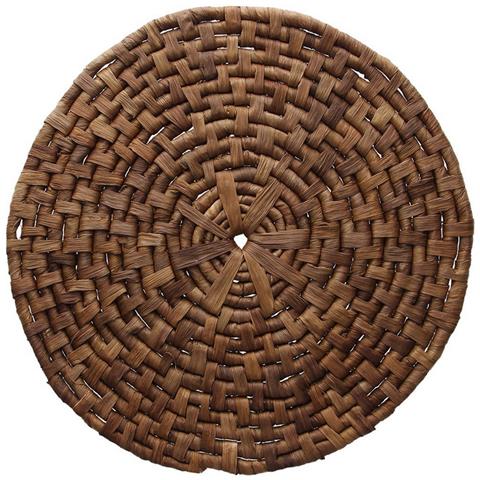 Tovaglietta Rustica In Foglia Di Mais Marrone Di 38 Cm - Foto 1