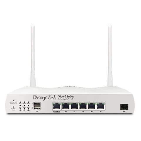 Vigor 2866Vac router wireless Gigabit Ethernet Dual-band (2.4 GHz / 5 GHz) Bianco - Foto 1