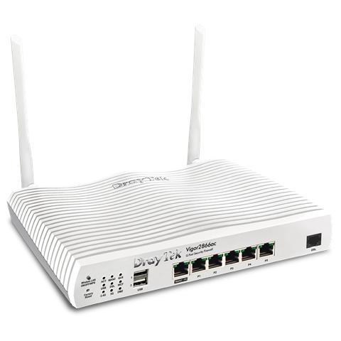Vigor 2866Vac router wireless Gigabit Ethernet Dual-band (2.4 GHz / 5 GHz) Bianco - Foto 4