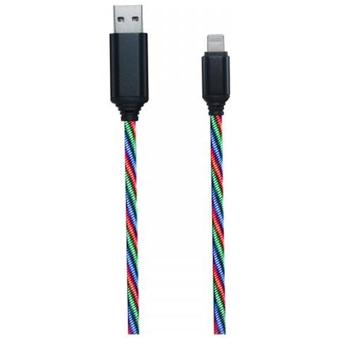 797147 Cavo Usb 1 M Usb B Lightning Multicolore - Foto 1