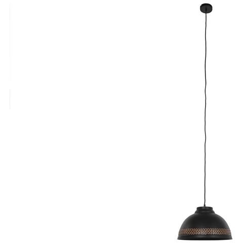 Lampadario Dkd Home Decor Marrone Nero Crema Metallo 50 W 39 X 39 X 22 Cm (2 Unità) - Foto 6