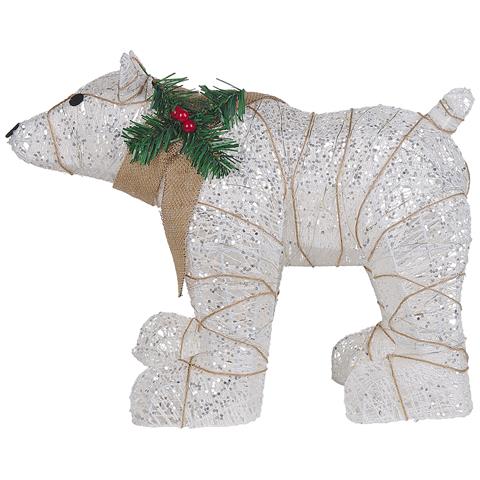 Decorazione Da Esterno Orso Polare Con Led 34 Cm Sivula - Foto 7