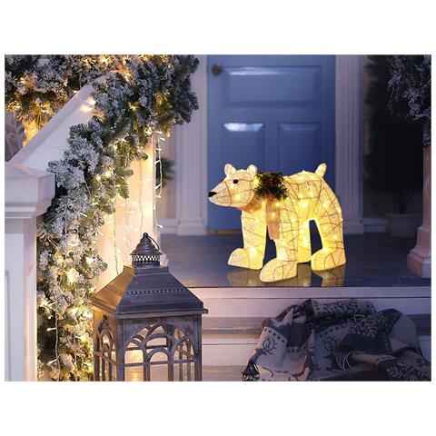Decorazione Da Esterno Orso Polare Con Led 34 Cm Sivula - Foto 1