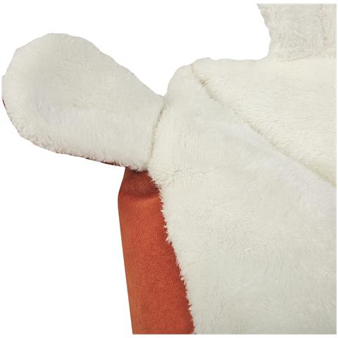 Cuccia Per Animali Velluto Arancione 50 X 45 Cm Hassa - Foto 2