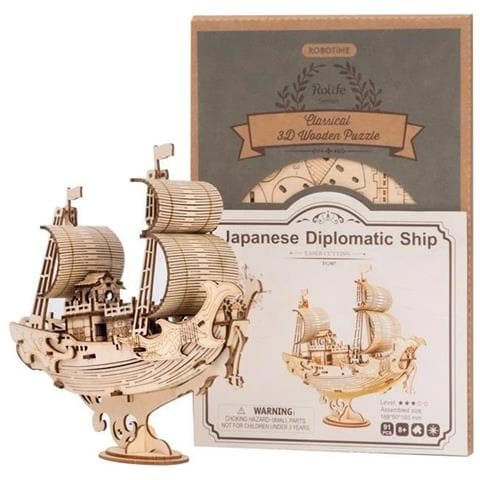 Puzzle In Legno 3d | Barca Giappone - Foto 2