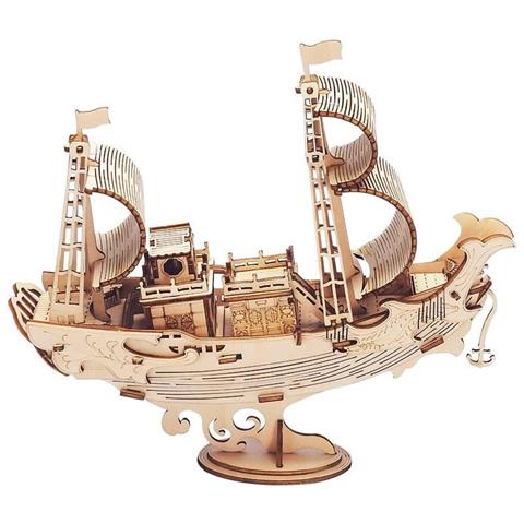 Puzzle In Legno 3d | Barca Giappone - Foto 1
