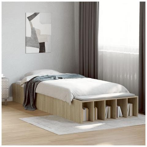 Giroletto Rovere Sonoma 90x190 Cm In Legno Multistrato - Foto 3