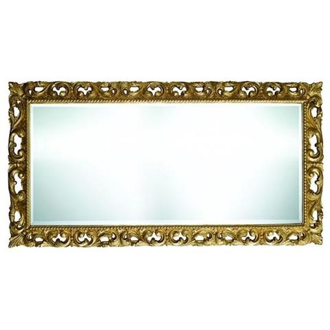 Specchiera In Foglia Oro Rettangolare Misure: 74 X 94 X 5 - Foto 1