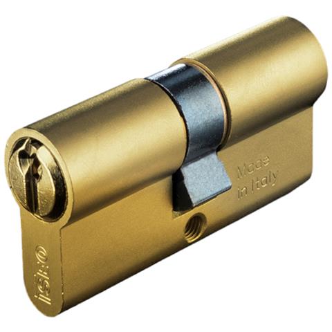 Cilindro Ovale In Ottone A 5 Perni Per Serrature A Infilare Centrale E Decentrato Art. 8209 - Centrale - 56 Mm - Foto 1