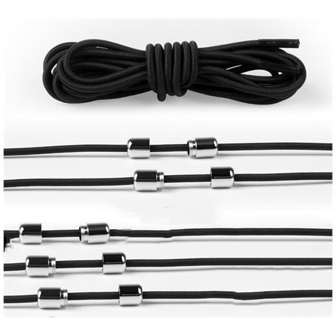 Lacci Elastici Con Fibbia A Capsula Black - Foto 2