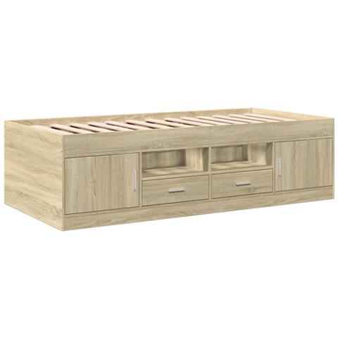 Divano Letto con Cassetti senza Materasso 75x190 cm - Foto 3