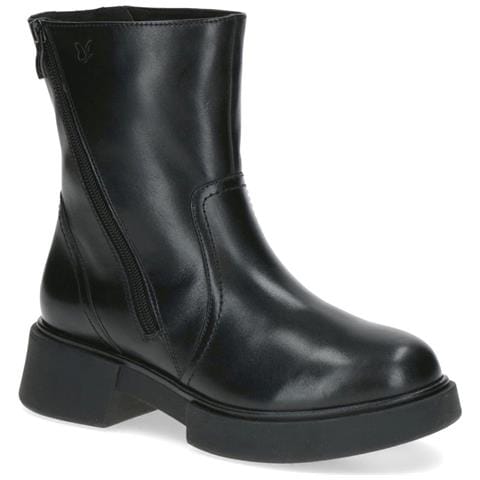 Black Casual Closed Booties Stivaletti Pelle Scarpe Donna Nero Eu 37, 9-26303-43-022 - Foto 1