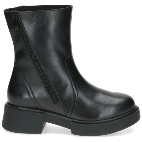 Black Casual Closed Booties Stivaletti Pelle Scarpe Donna Nero Eu 37, 9-26303-43-022 - Foto 2
