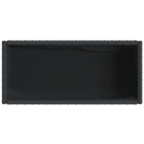 Fioriere da Giardino con Ripiani 2pz Nere 90x40x75cm Polyrattan - Foto 10