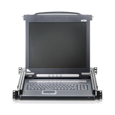 CL1000M-ATA-AG switch per keyboard-video-mouse (kvm) Montaggio rack Nero - Foto 2