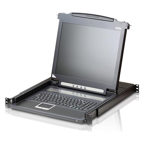 CL1000M-ATA-AG switch per keyboard-video-mouse (kvm) Montaggio rack Nero - Foto 1