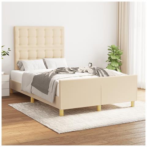 Giroletto Senza Materasso Crema 120x190cm In Tessuto - Foto 1