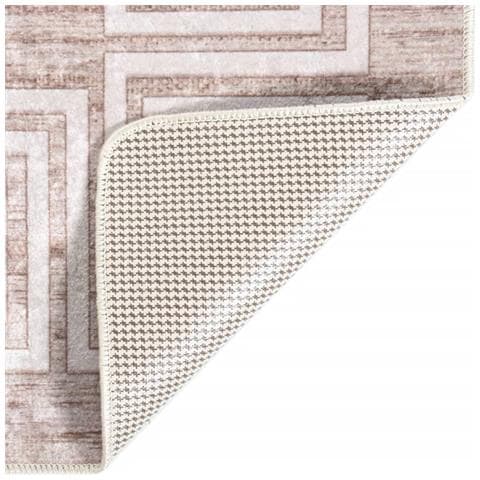 Lusso Casadino - Tappeto Lavabile 160x230 Cm Beige Antiscivolo - Foto 1
