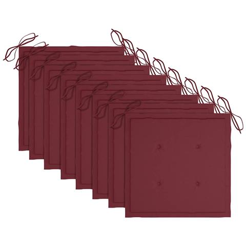 Lusso Casadino - Sedie Da Giardino Pieghevoli 8 Pz Con Cuscini Massello Acacia - Foto 8