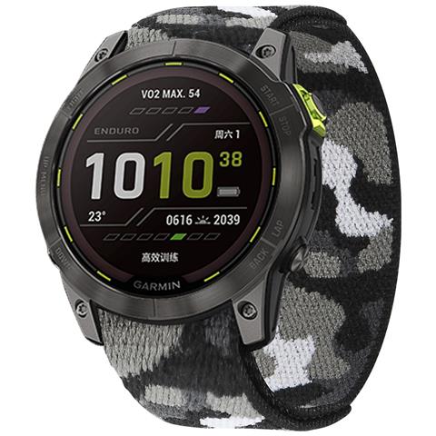 Cinturino Per Orologio In Nylon Per Garmin Fenix 7x / 7/6/5 Multicolor 22 Mm - Foto 1