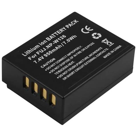 Li-ion 950mah Fotocamera Fujifilm Finepix Hs30 Compatibile Np-w126 - Foto 1
