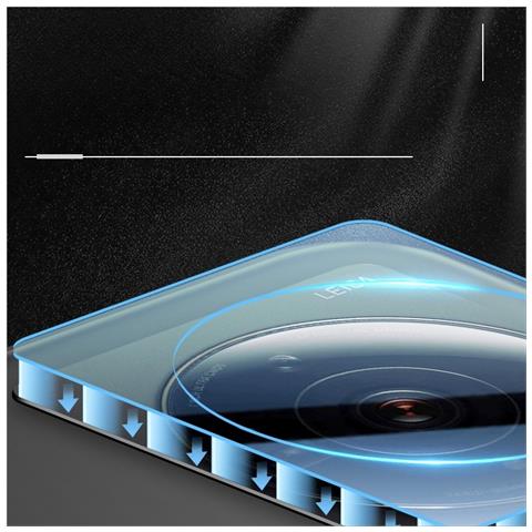 Protezione Obiettivo Fotocamera In Vetro Temperato Compatibile Con Xiaomi Mi 10 Ultra - Trasparente, Antigraffio - Foto 2