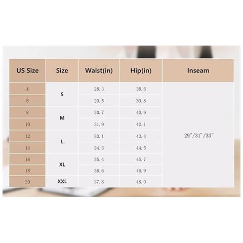 Tapata Pantaloni Da Donna A Zampa Eleganti A Vita Media Neri Lunghezza 74cm S - Foto 2