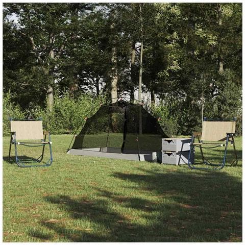 Tenda con tetto Altro Grigio e Nero 236 x 150 x 136 cm - Foto 2