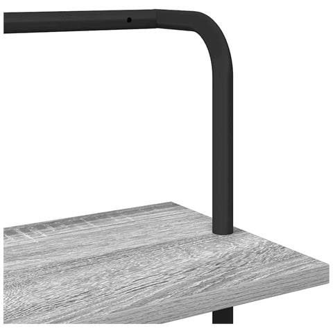 Libreria Grigio sonoma 60 x 24 x 168 cm Legno multistrato - Foto 9