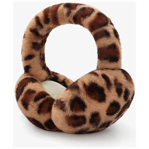 Paraorecchie Pieghevoli Antivento In Pile - Calore In Clima Freddo Brown - Foto 2