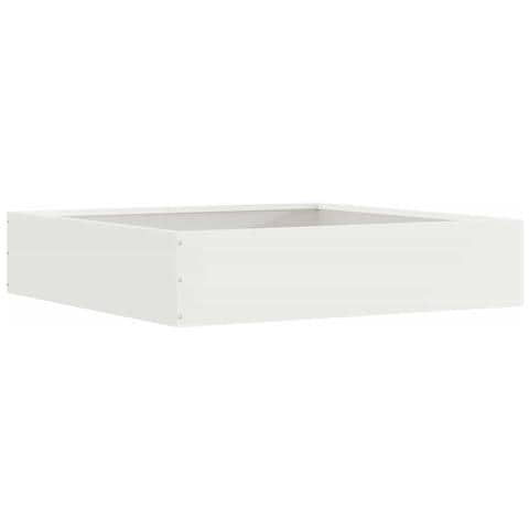 Bordura per Prato Bianco 60 x 60 x 13 cm Acciaio - Foto 1