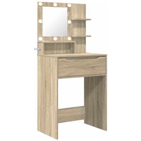 Tavoli da Trucco per Camera da Letto con cassetto Rovere Sonoma - Foto 1