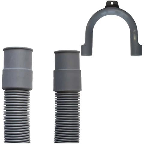 Tubo Di Scarico Universale Per Lavatrice E Lavastoviglie 3/4 Pollici 1.5m Grigio - Foto 1
