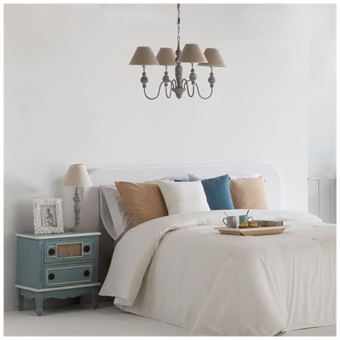 Comodino In Legno Blu 50x36x56,5 - Foto 2