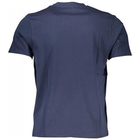 MAGLIETTA A MANICHE CORTE DA UOMO BLU - Colore: Blu, Taglia: XL - Foto 2