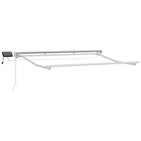 Cornice per Tenda Manuale con LED Giallo e Bianco 3,5 x 2 m - Foto 2