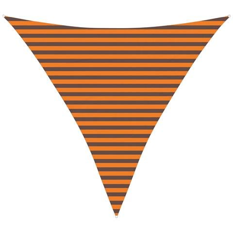 Vela da ombra solare Arancione e Marrone 3,6 x 3,6 x 3,6 m - Foto 1