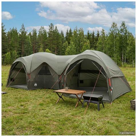 Tenda familiare con telo da pioggia resistente all'acqua - Foto 2